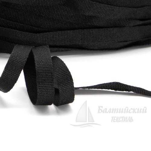 Тесьма вешалочная 9мм черный БТ Тесьма вешалочная 9мм черный БТ