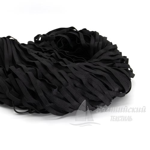 Резинка вязаная 8мм черная РБ