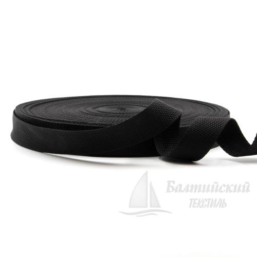 Тесьма стропольная 30мм 11г черная РБ