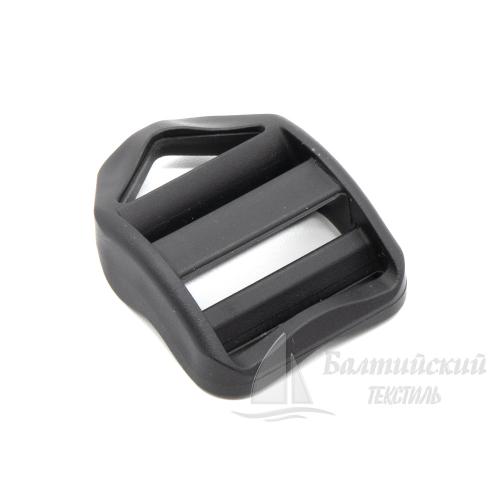 Пряжка 3 щели 25мм черная (рамка-регулятор) ПП Пряжка 3 щели 25мм черная (рамка-регулятор) ПП