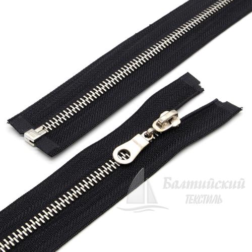 Молния металл разъемная Т5 55см никель черная