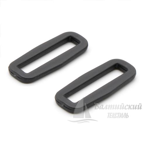 Рамка 1-щелевая 40мм черная (шлевка) ПП. Цена от 0,83 р. в Новосибирске