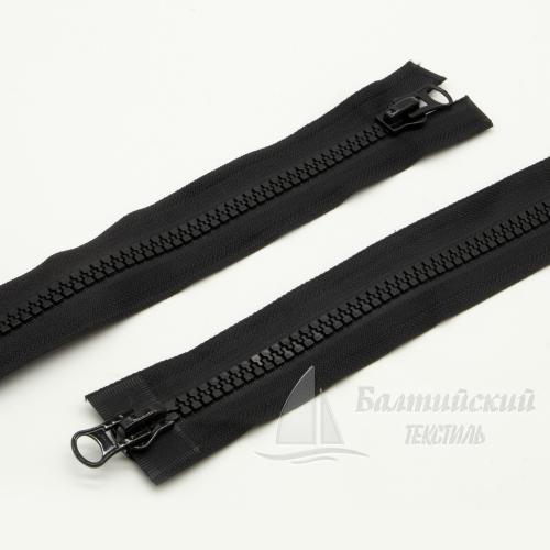 Молния трактор разъемная Т8 80см 2 замка черная усиленная груша (ЭКОНОМ)