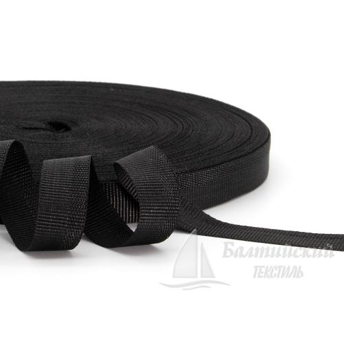 Лента репсовая 15мм черная. Цена от 3,47 р. в Новосибирске