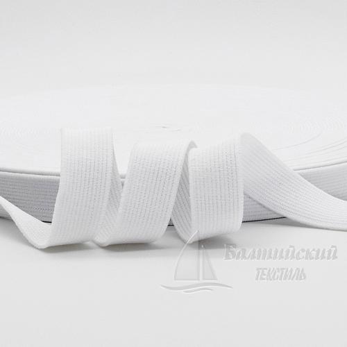 Резинка ткацкая 20мм белая РБ. Цена от 9,42 р. в Новосибирске