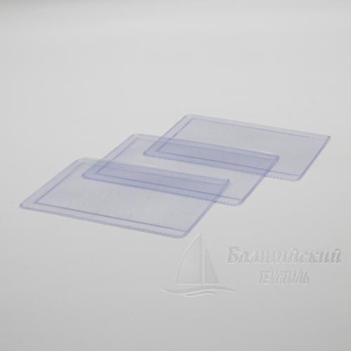 Бейдж 107*72мм с биговкой