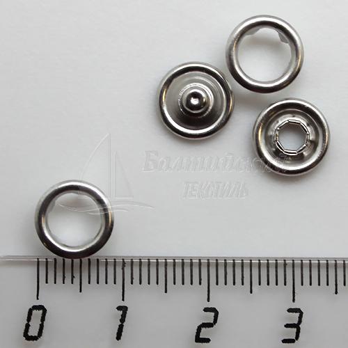 Кнопка рубашечная 9,5мм "кольцо" НЕРЖ
