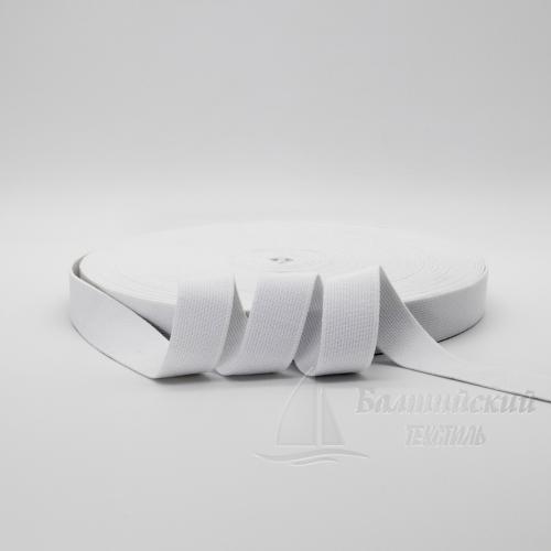 Резинка ткацкая 25мм белая РБ