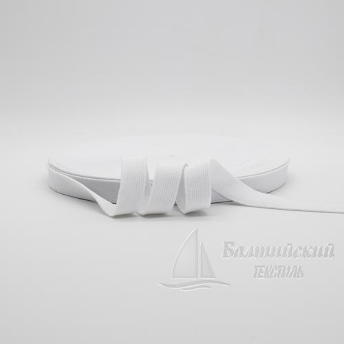 Резинка ткацкая 20мм белая РБ Резинка ткацкая 20мм белая РБ
