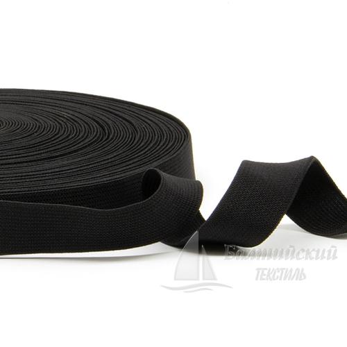 Резинка ткацкая 20мм черная РБ. Цена от 9,91 р. в Новосибирске