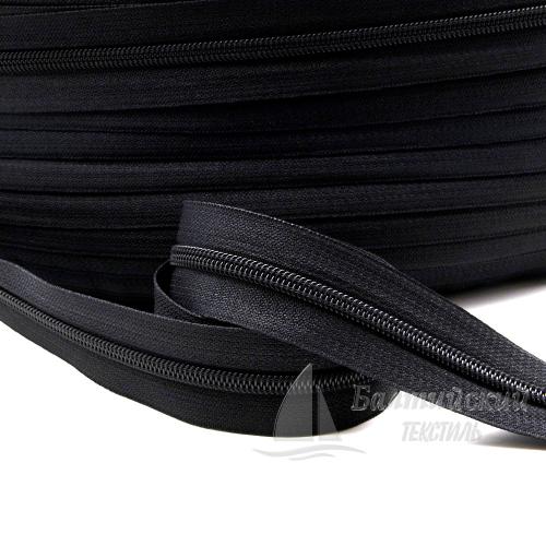 Молния рулонная витая Т5 черная БТ. Цена от 10,67 р. в Новосибирске