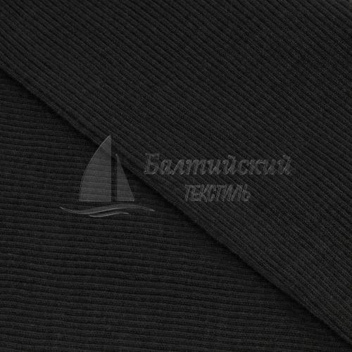 Полотно трикотажное "чулок" (70см) цв. черный Полотно трикотажное "чулок" (70см) цв. черный