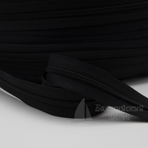 Молния рулонная витая Т5 черная БТ