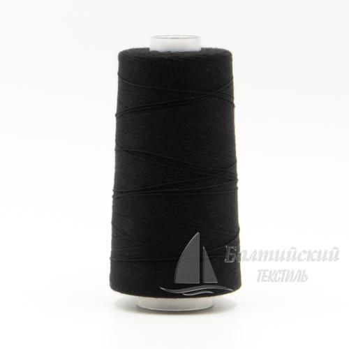 Нитки 100 ЛХ (1000м) черные ПНК им. Кирова