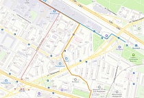 Схема расположения от метро Схема расположения от метро