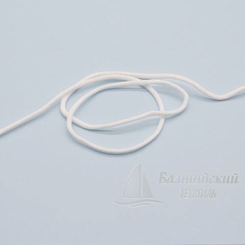 Шнур эластичный для масок Д2,8мм белый БТ. Цена от 1,83 р. в Новосибирске