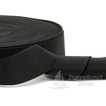 Резинка ткацкая 40мм черная РБ. Цена от 17,19 р. в Новосибирске