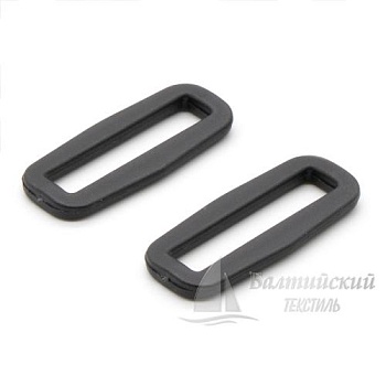 Рамка 1-щелевая 40мм черная (шлевка) ПП. Цена от 0,83 р. в Новосибирске