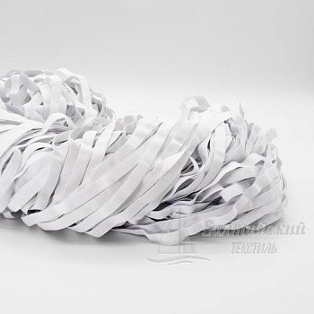 Резинка вязаная 10мм белая. Цена от 3,18 р. в Новосибирске