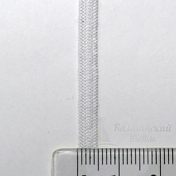 Резинка вязаная 4мм белая. Цена от 3,79 р. в Новосибирске