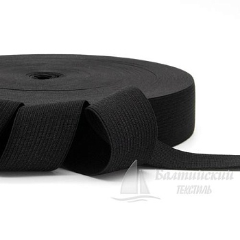 Резинка вязаная 35мм черная БТ. Цена от 7,97 р. в Новосибирске