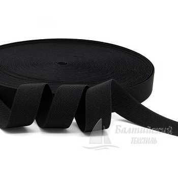 Резинка помочная 40мм черный БТ. Цена от 35,31 р. в Новосибирске
