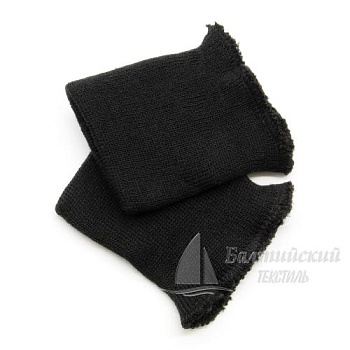 Манжеты трикотажные 8*10см ПАН (акрил) 1х1 бесшовные черные. Цена от 44 р. в Новосибирске
