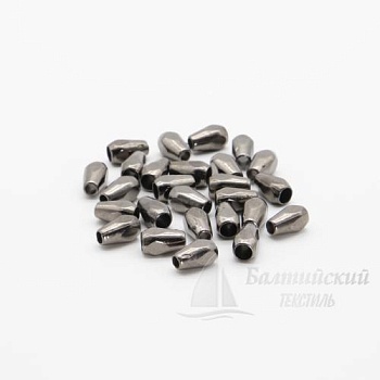 Наконечник цилиндр пластик черный никель (500/1000шт) БТ. Цена от 0,53 р. в Новосибирске