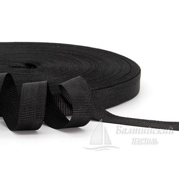 Лента репсовая 15мм черная. Цена от 3,47 р. в Новосибирске
