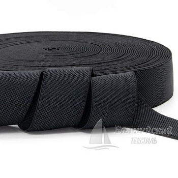 Резинка помочная 40мм черный РБ. Цена от 33,57 р. в Новосибирске