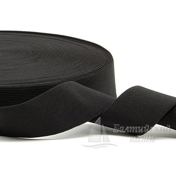 Резинка ткацкая 35мм черная РБ. Цена от 15,61 р. в Новосибирске