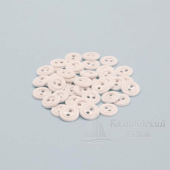 Пуговицы 11мм 2-х пр. прозрачные/цветные (полистирол). Цена от 0,38 р. в Новосибирске