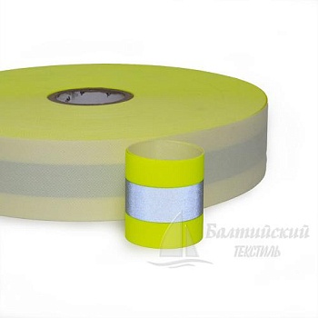 Лента световозвращающая огнестойкая XM-6010 полоса желтый 50мм. Цена от 64,02 р. в Новосибирске