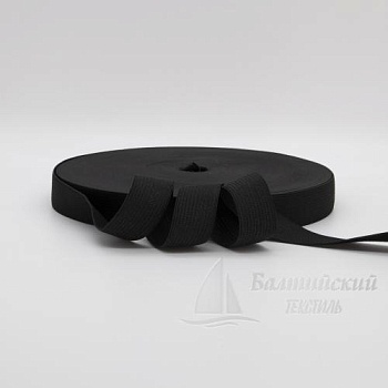 Резинка вязаная 20мм черная БТ. Цена от 4,74 р. в Новосибирске